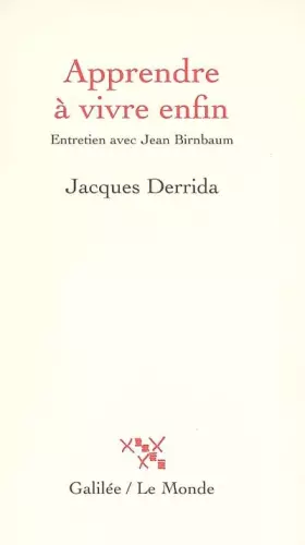 Couverture du produit · Apprendre a vivre enfin