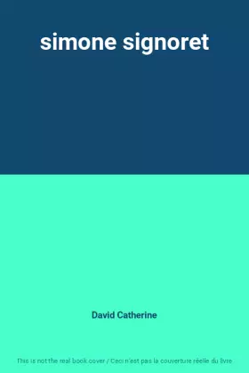 Couverture du produit · simone signoret
