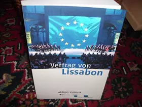 Couverture du produit · Vertrag von Lissabon