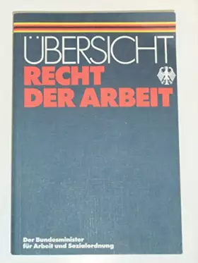 Couverture du produit · Übersicht Recht der Arbeit