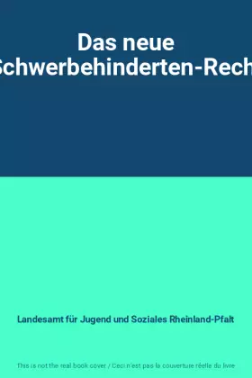 Couverture du produit · Das neue Schwerbehinderten-Recht
