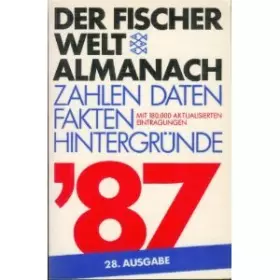 Couverture du produit · Der Fischer Weltalmanach 1987: Zahlen - Daten - Fakten - Hintergründe