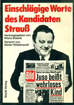 Couverture du produit · Einschlägige Worte von Franz Josef Strauß