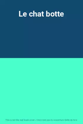 Couverture du produit · Le chat botte