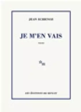 Couverture du produit · Je m'en vais