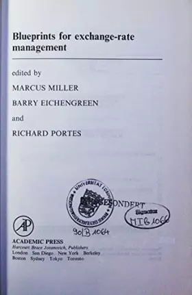 Couverture du produit · Blueprints for Exchange-Rate Management