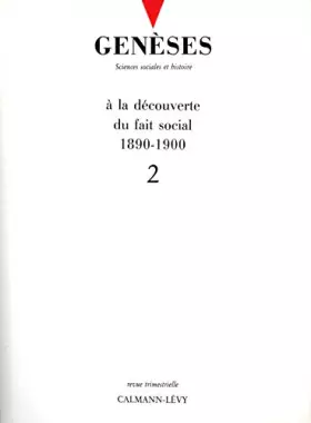 Couverture du produit · Genèses, numéro 2