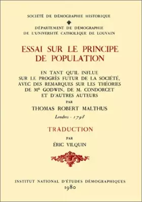 Couverture du produit · Essai sur le principe de population