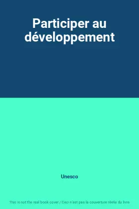 Couverture du produit · Participer au développement