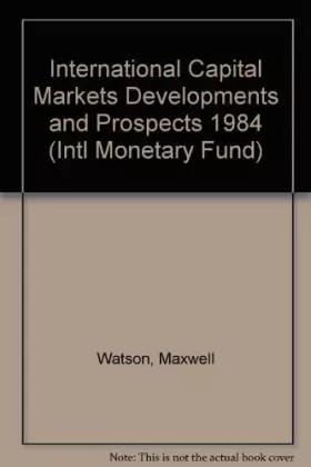 Couverture du produit · International Capital Markets: Developments and Prospects, 1984