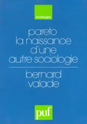 Couverture du produit · Pareto. La naissance d'une autre sociologie