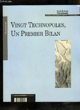 Couverture du produit · Vingt technopoles: un premier bilan (Études DATAR)