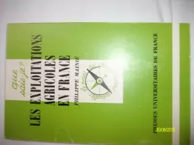 Couverture du produit · Les exploitations agricoles en France