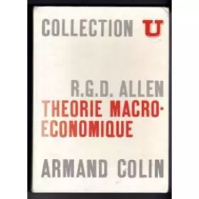 Couverture du produit · THEORIE MACROECONOMIQUE
