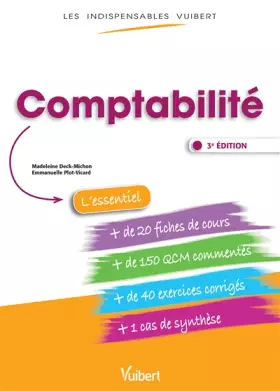 Couverture du produit · Comptabilité - Fiches de cours, QCM commentés, exercices corrigés, cas de synthèse