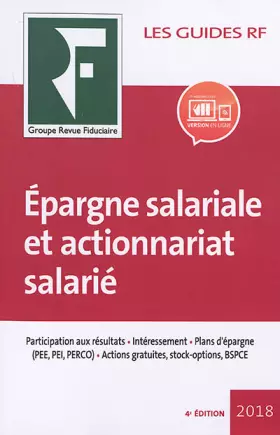 Couverture du produit · Epargne salariale et actionnariat salarié: Participation aux résultats. Intéressement. Plans d'épargne (PEE, PEI, PERCO). Actio