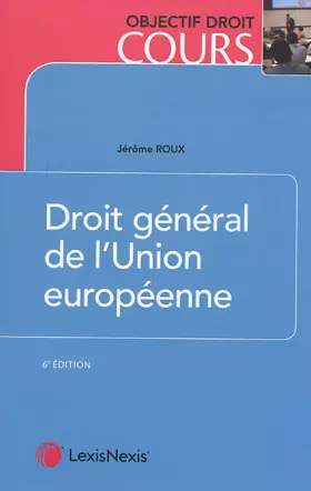 Couverture du produit · Droit général de l'Union européenne