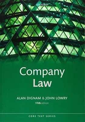 Couverture du produit · Company Law (Core Texts Series)