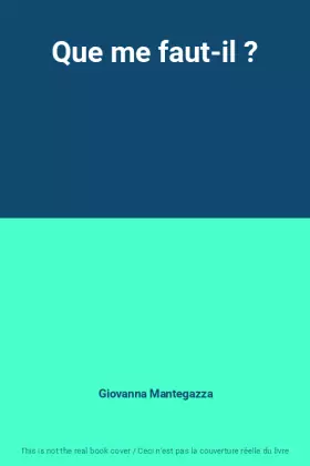 Couverture du produit · Que me faut-il ?