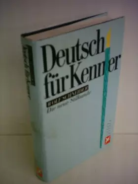 Couverture du produit · Deutsch für Kenner: Stilkunde, Fundgrube, vergnügliche Sprachlehre (Stern-Bücher)