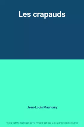 Couverture du produit · Les crapauds