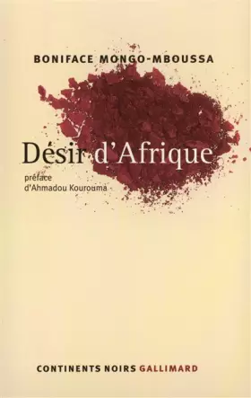 Couverture du produit · Désir d'Afrique