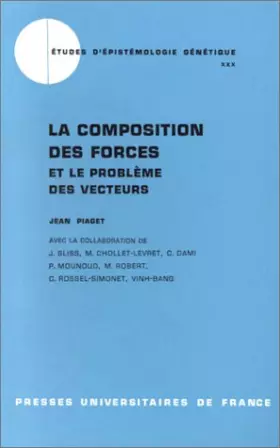 Couverture du produit · Composition Forces Et Le Probleme Des Vecteurs