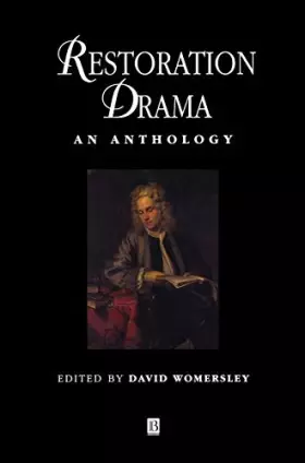 Couverture du produit · Restoration Drama: An Anthology (Blackwell Anthologies)