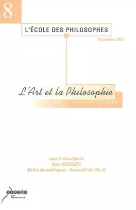Couverture du produit · L'art et la philosophie