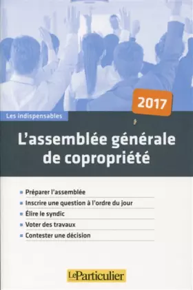 Couverture du produit · L'assemblée générale de copropriété