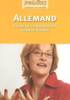 Couverture du produit · Allemand. Guide conversation pour le voyage