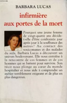 Couverture du produit · Infirmiere aux portes de la mort.
