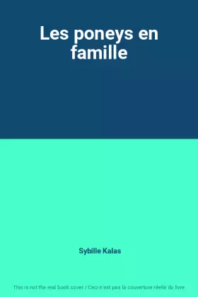 Couverture du produit · Les poneys en famille