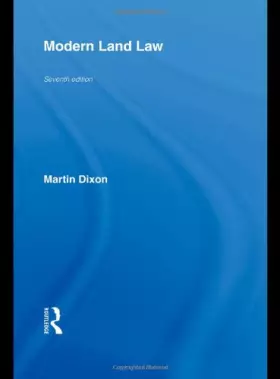 Couverture du produit · Modern Land Law