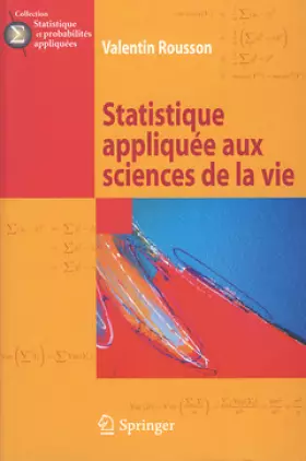 Couverture du produit · Statistique appliquée aux sciences de la vie