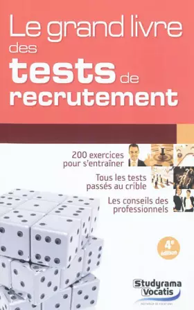 Couverture du produit · Le grand livre des tests de recrutement