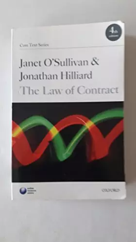Couverture du produit · The Law of Contract (Core Text Series)