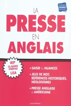 Couverture du produit · La presse en anglais