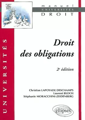 Couverture du produit · Droit des Obligations Deuxième Edition