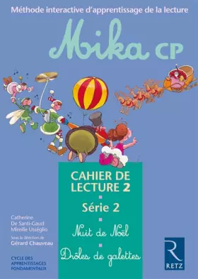 Couverture du produit · Mika : CP, série 2, cahier de lecture 2 : Nuit de Noël - Drôles de galettes
