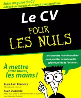 Couverture du produit · Le CV pour les nuls