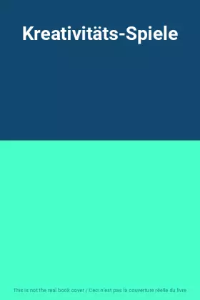Couverture du produit · Kreativitäts-Spiele