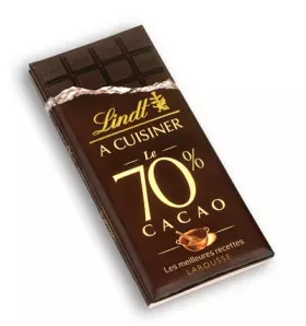Couverture du produit · Lindt à cuisiner 70 % cacao - Les meilleures recettes