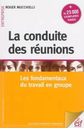 Couverture du produit · La conduite de réunion