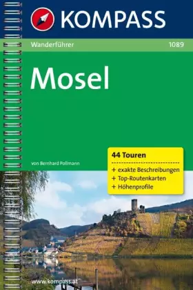 Couverture du produit · KOMPASS Wanderführer Mosel: Wanderführer mit Toproutenkarten und Höhenprofilen