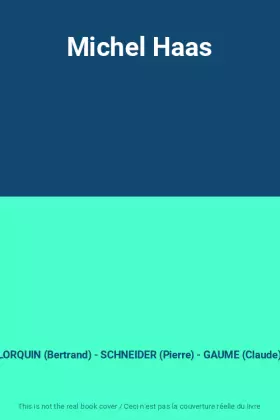 Couverture du produit · Michel Haas