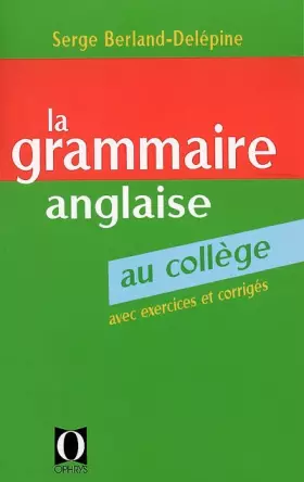 Couverture du produit · La grammaire anglaise au collège