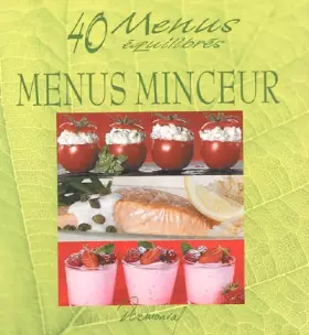 Couverture du produit · 40 menus équilibrés, menus minceur