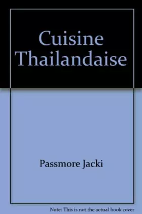 Couverture du produit · Cuisine thaïlandaise