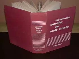 Couverture du produit · DICTIONNAIRE COMPLET DES MOTS CROISES